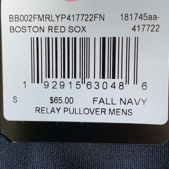 ⚾️ NWT RED SOX 3/4 zip - Picture 7 of 9